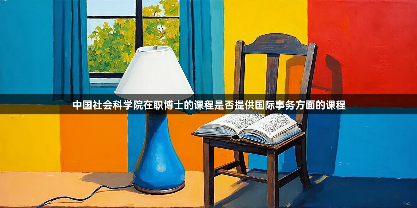 中国社会科学院在职博士的课程是否提供国际事务方面的课程