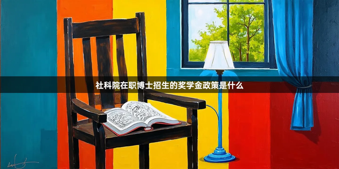 社科院在职博士招生的奖学金政策是什么