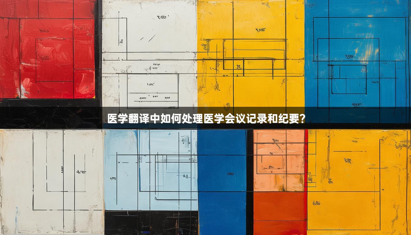 医学翻译中如何处理医学会议记录和纪要？