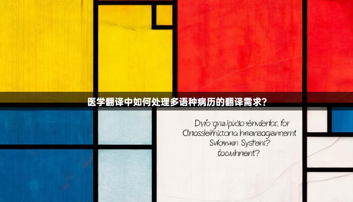 医学翻译中如何处理多语种病历的翻译需求？