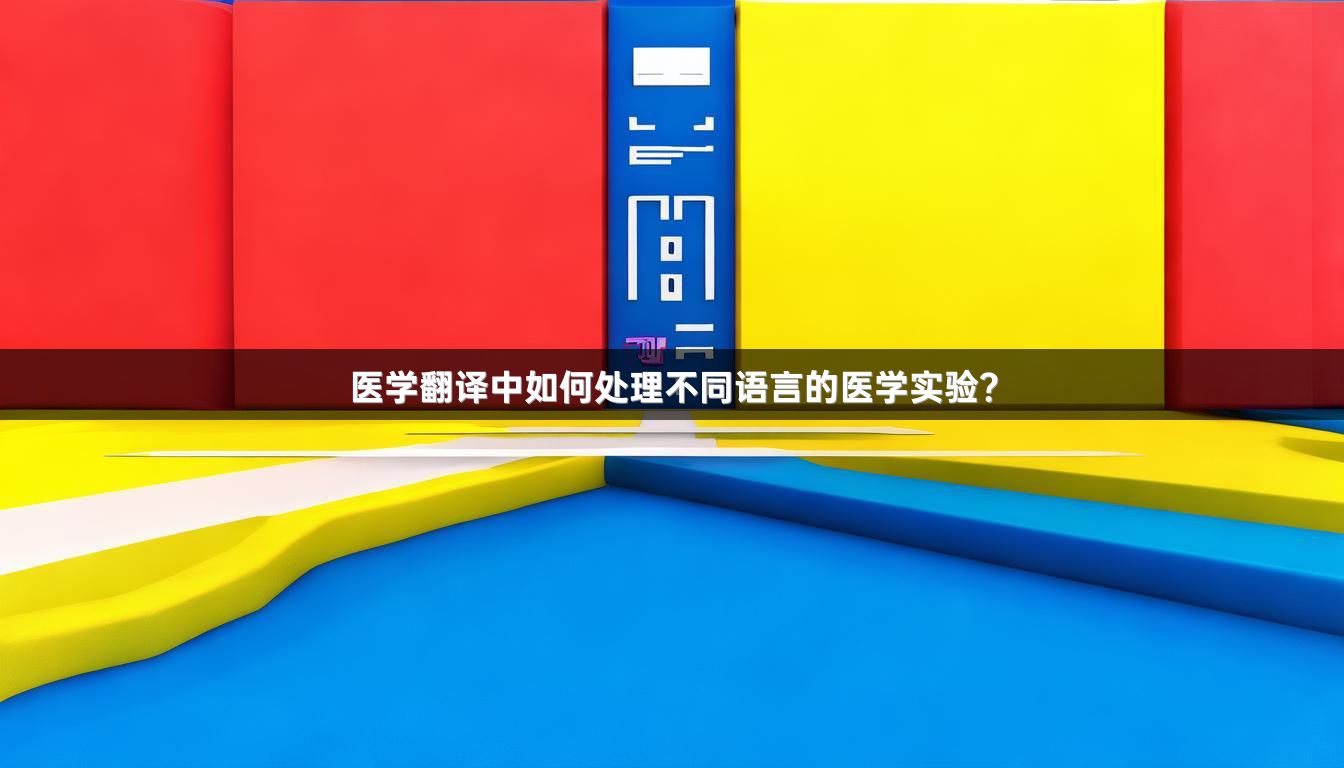 医学翻译中如何处理不同语言的医学实验？