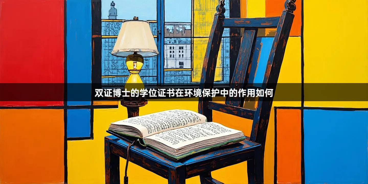 双证博士的学位证书在环境保护中的作用如何