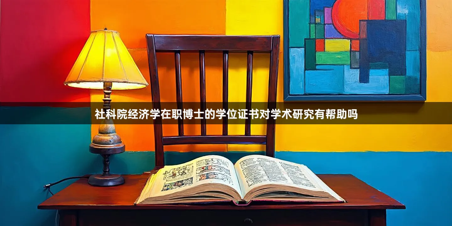 社科院经济学在职博士的学位证书对学术研究有帮助吗