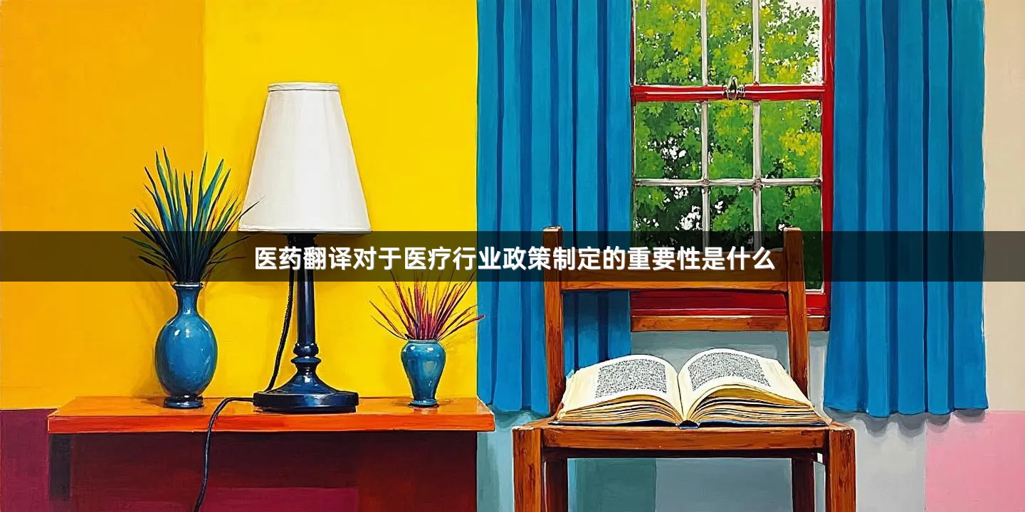 医药翻译对于医疗行业政策制定的重要性是什么