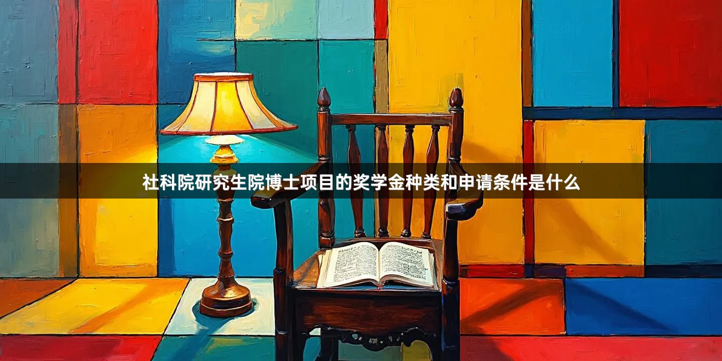 社科院研究生院博士项目的奖学金种类和申请条件是什么