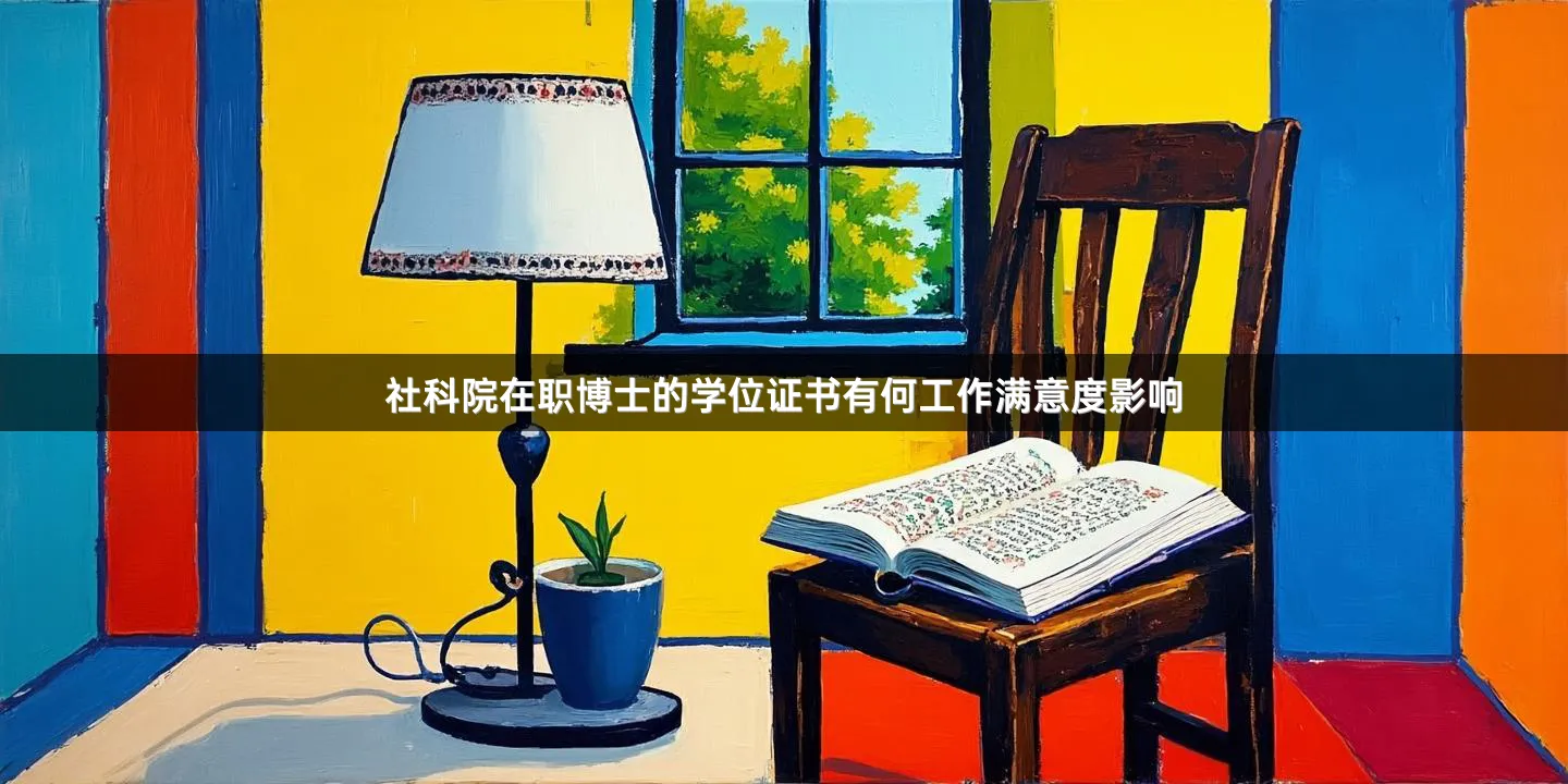 社科院在职博士的学位证书有何工作满意度影响