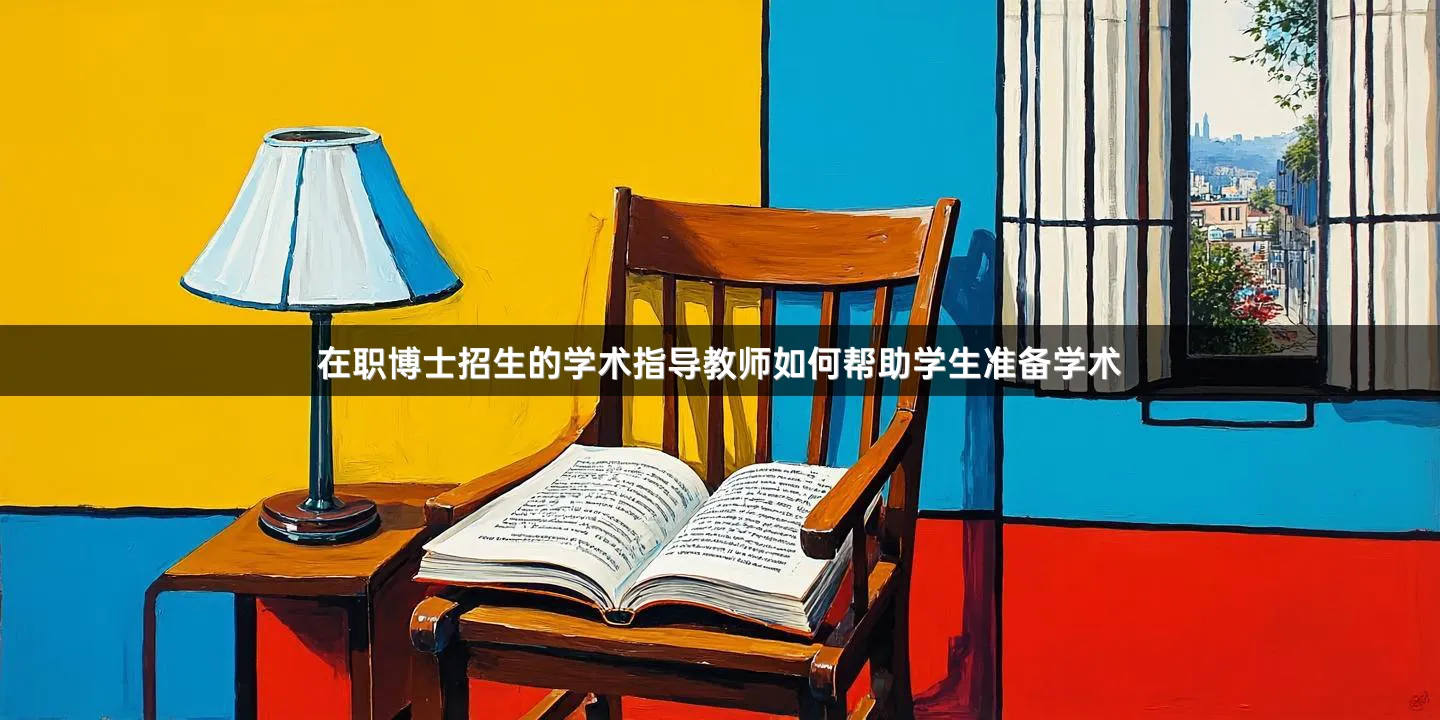在职博士招生的学术指导教师如何帮助学生准备学术