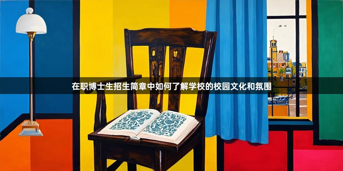 在职博士生招生简章中如何了解学校的校园文化和氛围