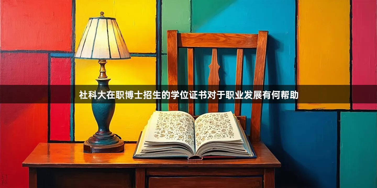 社科大在职博士招生的学位证书对于职业发展有何帮助