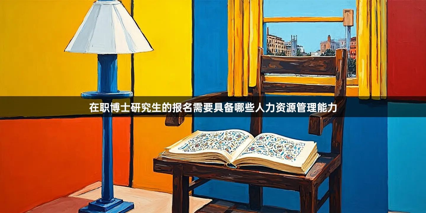 在职博士研究生的报名需要具备哪些人力资源管理能力