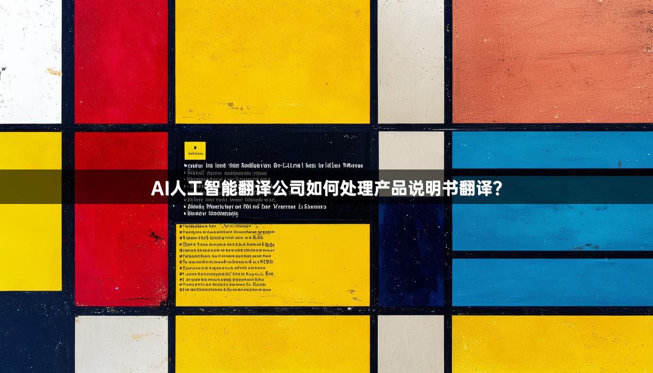 AI人工智能翻译公司如何处理产品说明书翻译？