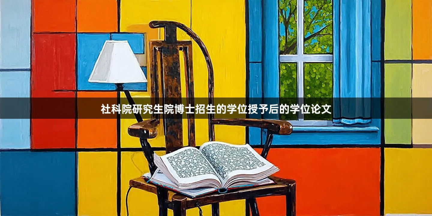 社科院研究生院博士招生的学位授予后的学位论文