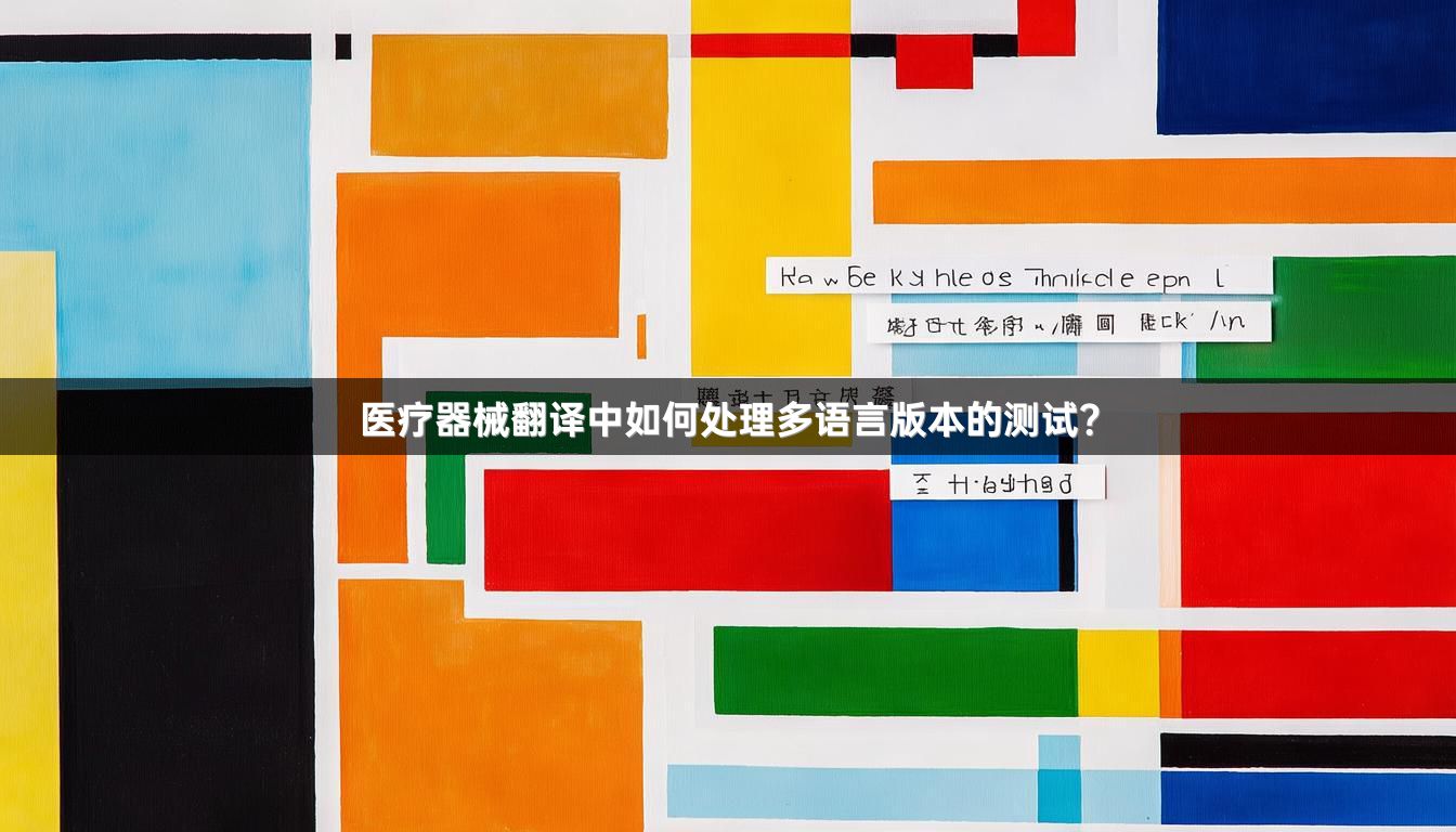 医疗器械翻译中如何处理多语言版本的测试？