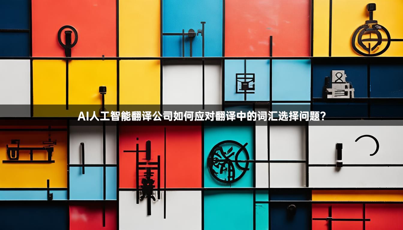 AI人工智能翻译公司如何应对翻译中的词汇选择问题？