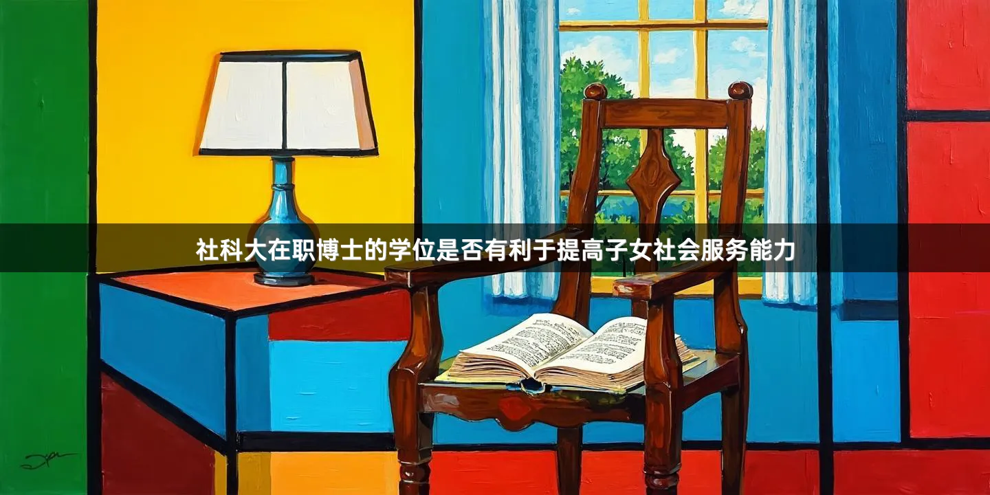 社科大在职博士的学位是否有利于提高子女社会服务能力