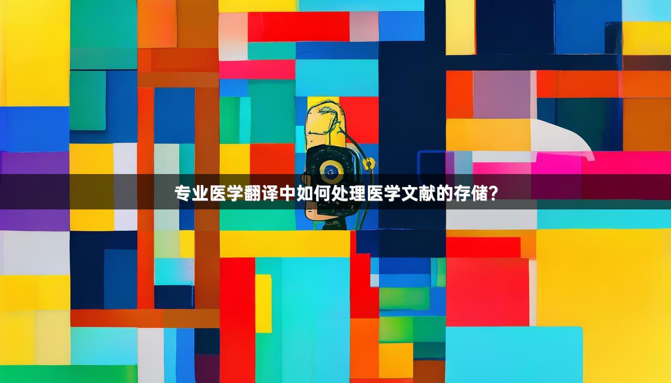 专业医学翻译中如何处理医学文献的存储？