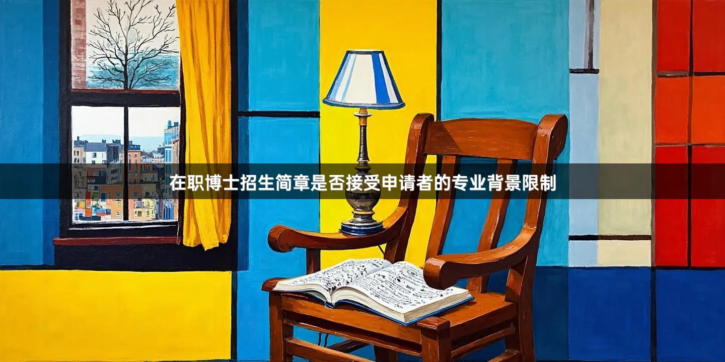 在职博士招生简章是否接受申请者的专业背景限制