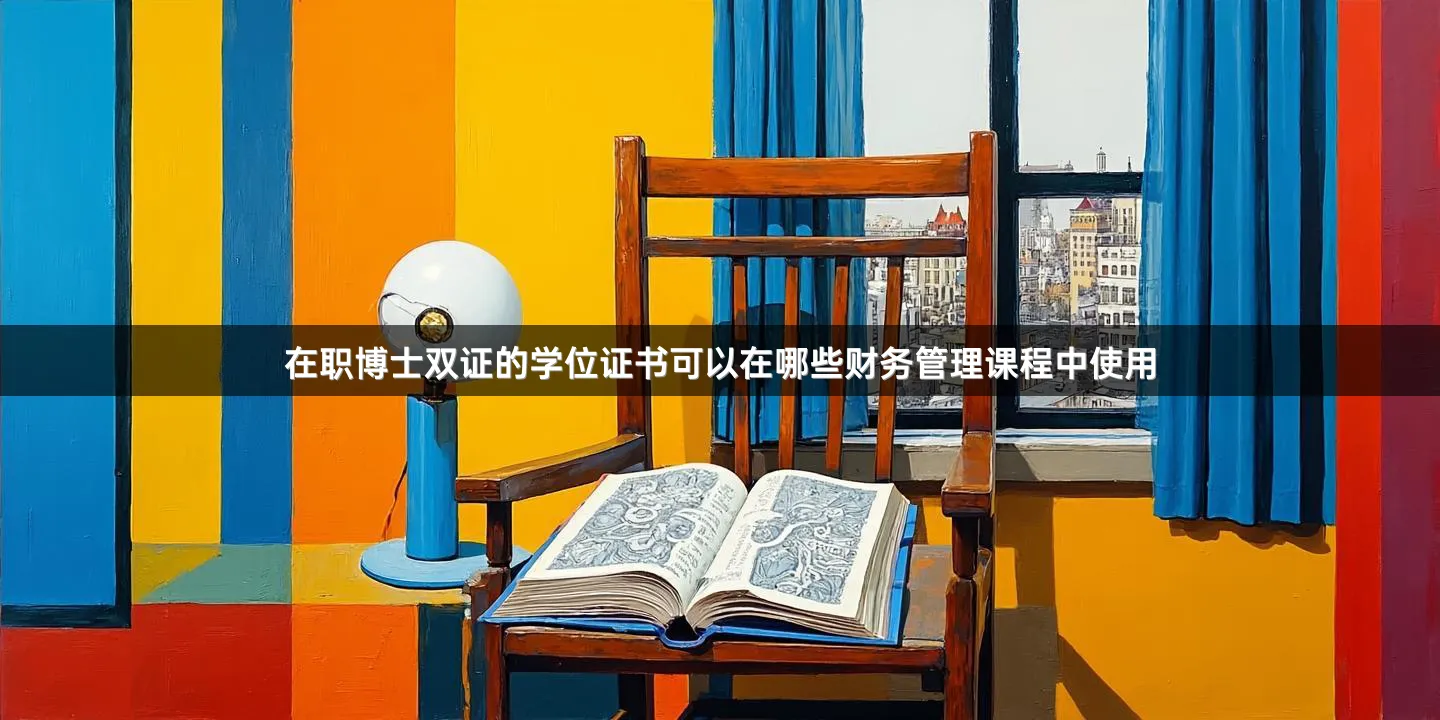 在职博士双证的学位证书可以在哪些财务管理课程中使用