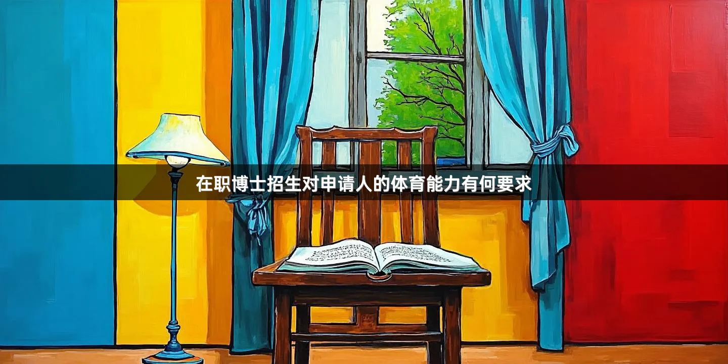 在职博士招生对申请人的体育能力有何要求