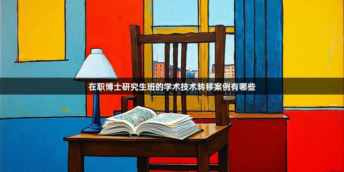 在职博士研究生班的学术技术转移案例有哪些