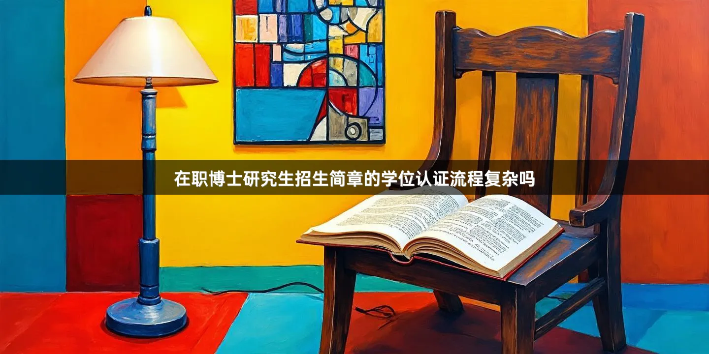 在职博士研究生招生简章的学位认证流程复杂吗