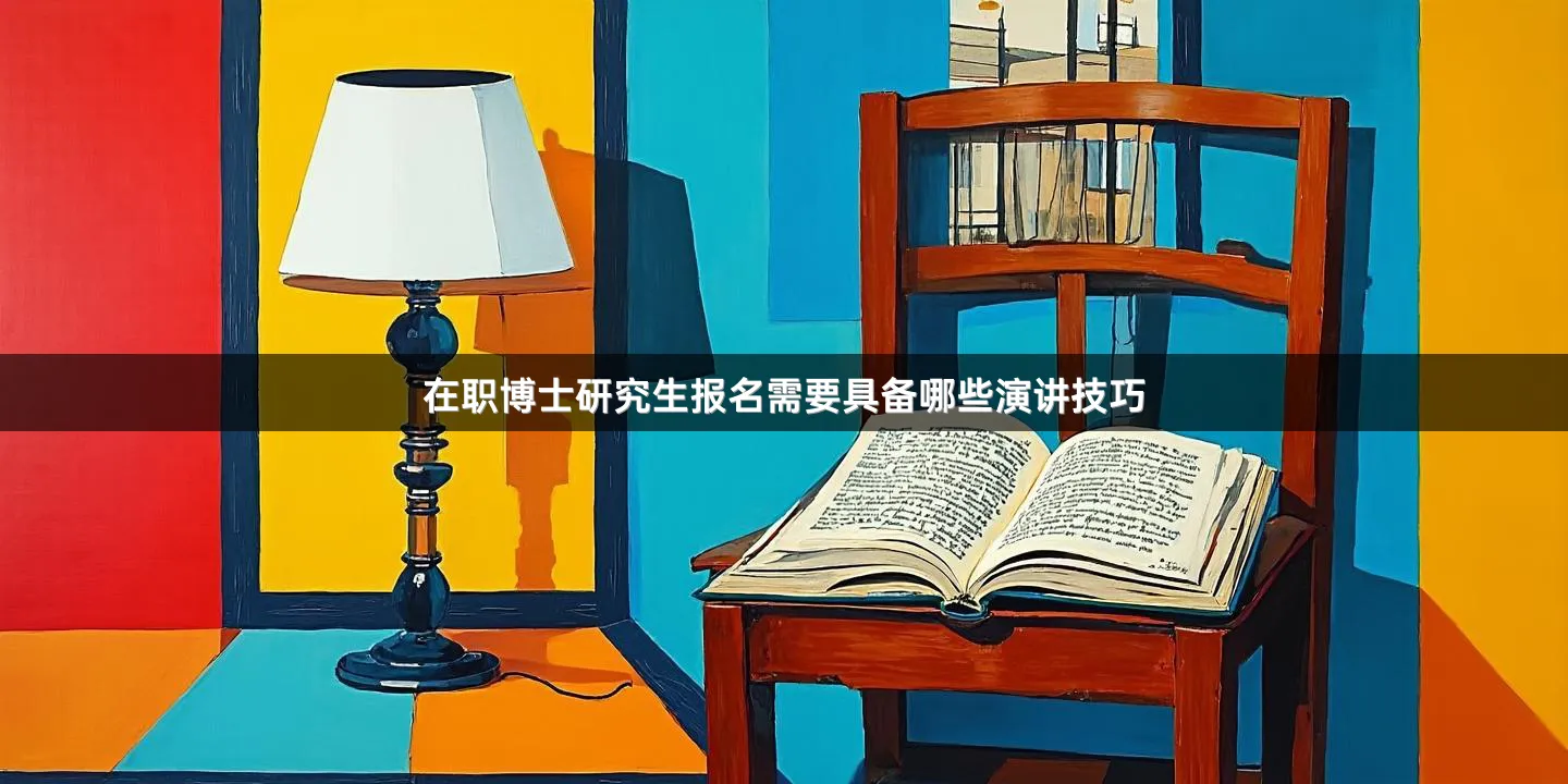 在职博士研究生报名需要具备哪些演讲技巧