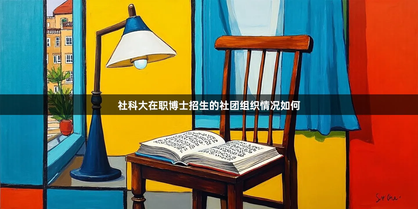 社科大在职博士招生的社团组织情况如何
