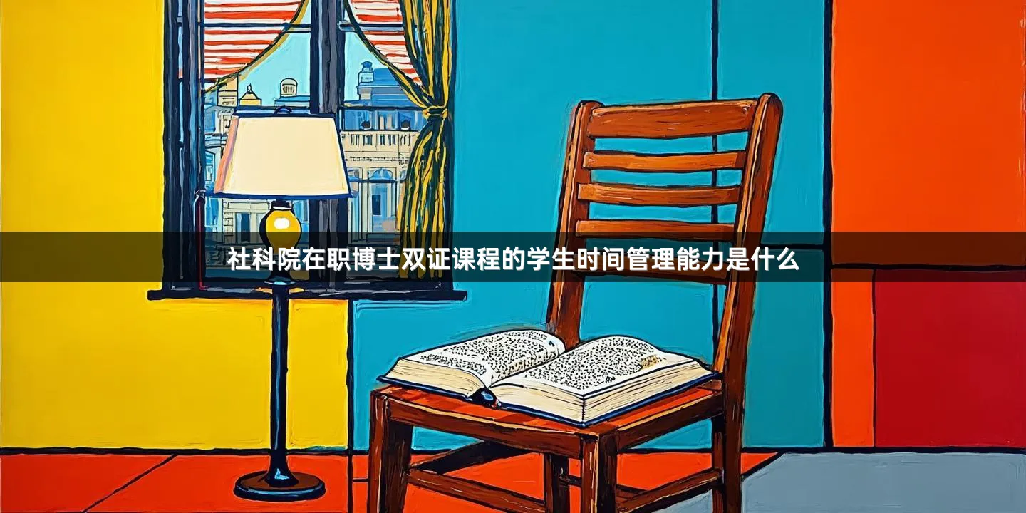 社科院在职博士双证课程的学生时间管理能力是什么