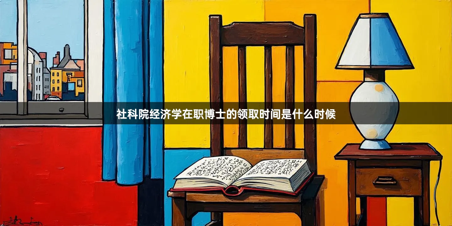 社科院经济学在职博士的领取时间是什么时候