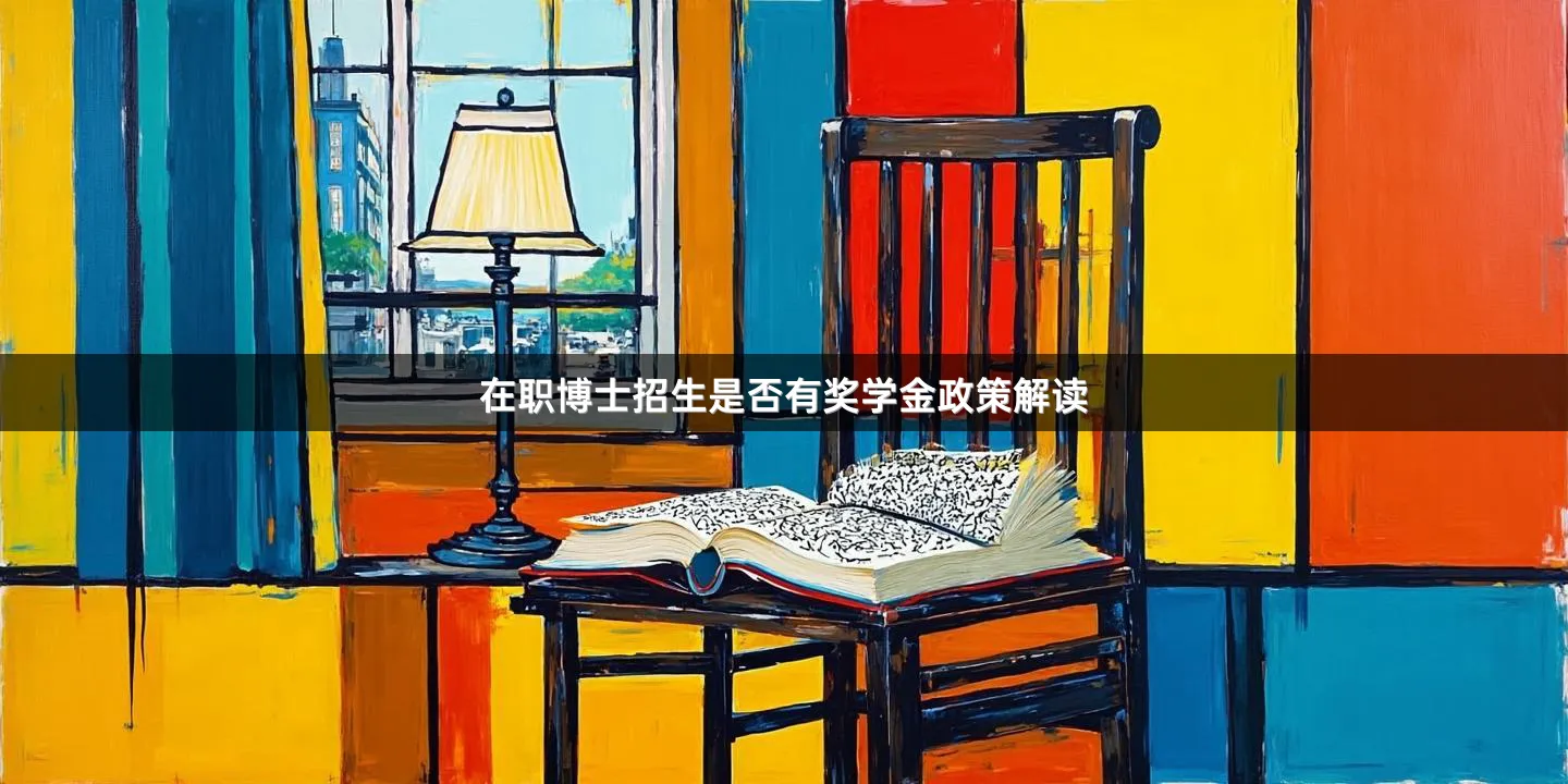 在职博士招生是否有奖学金政策解读