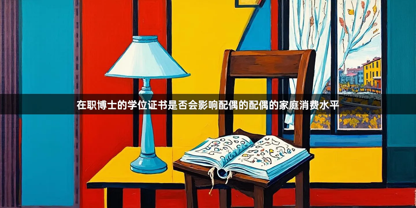 在职博士的学位证书是否会影响配偶的配偶的家庭消费水平