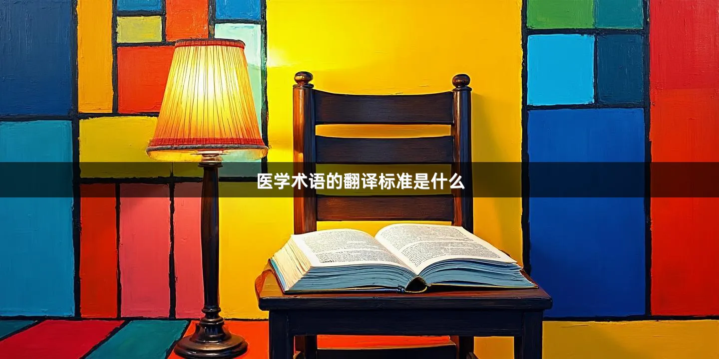 医学术语的翻译标准是什么