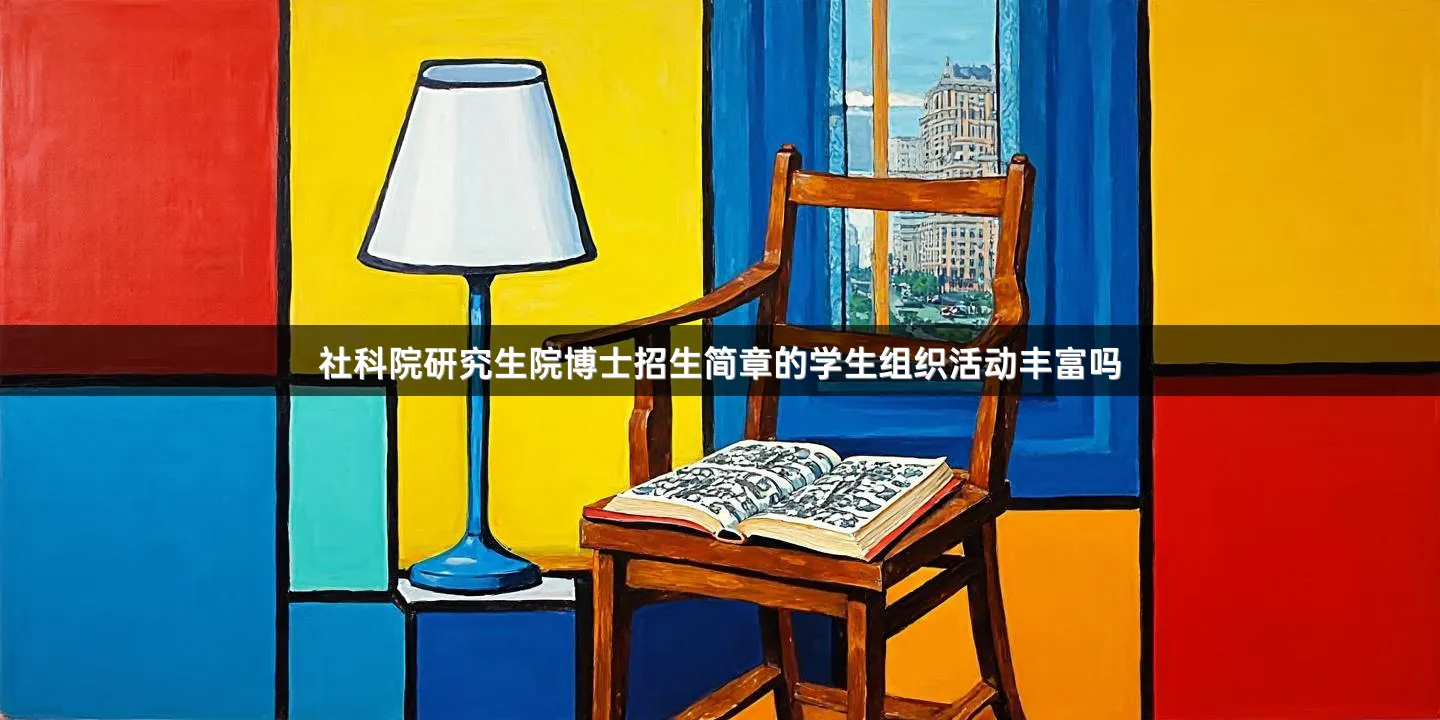 社科院研究生院博士招生简章的学生组织活动丰富吗