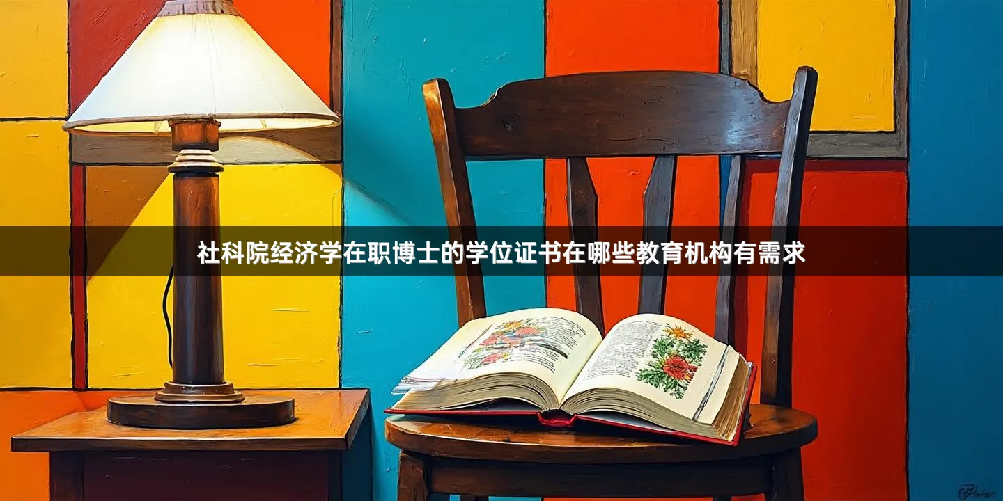 社科院经济学在职博士的学位证书在哪些教育机构有需求