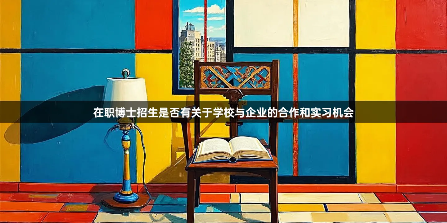 在职博士招生是否有关于学校与企业的合作和实习机会
