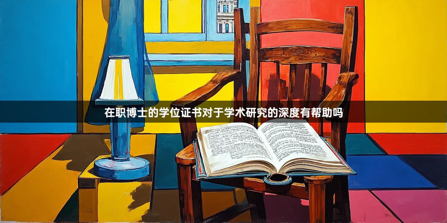 在职博士的学位证书对于学术研究的深度有帮助吗