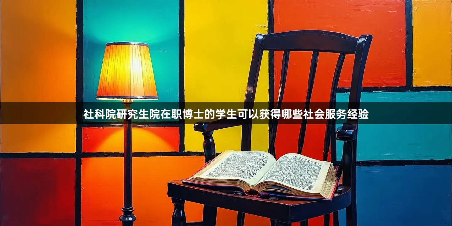 社科院研究生院在职博士的学生可以获得哪些社会服务经验