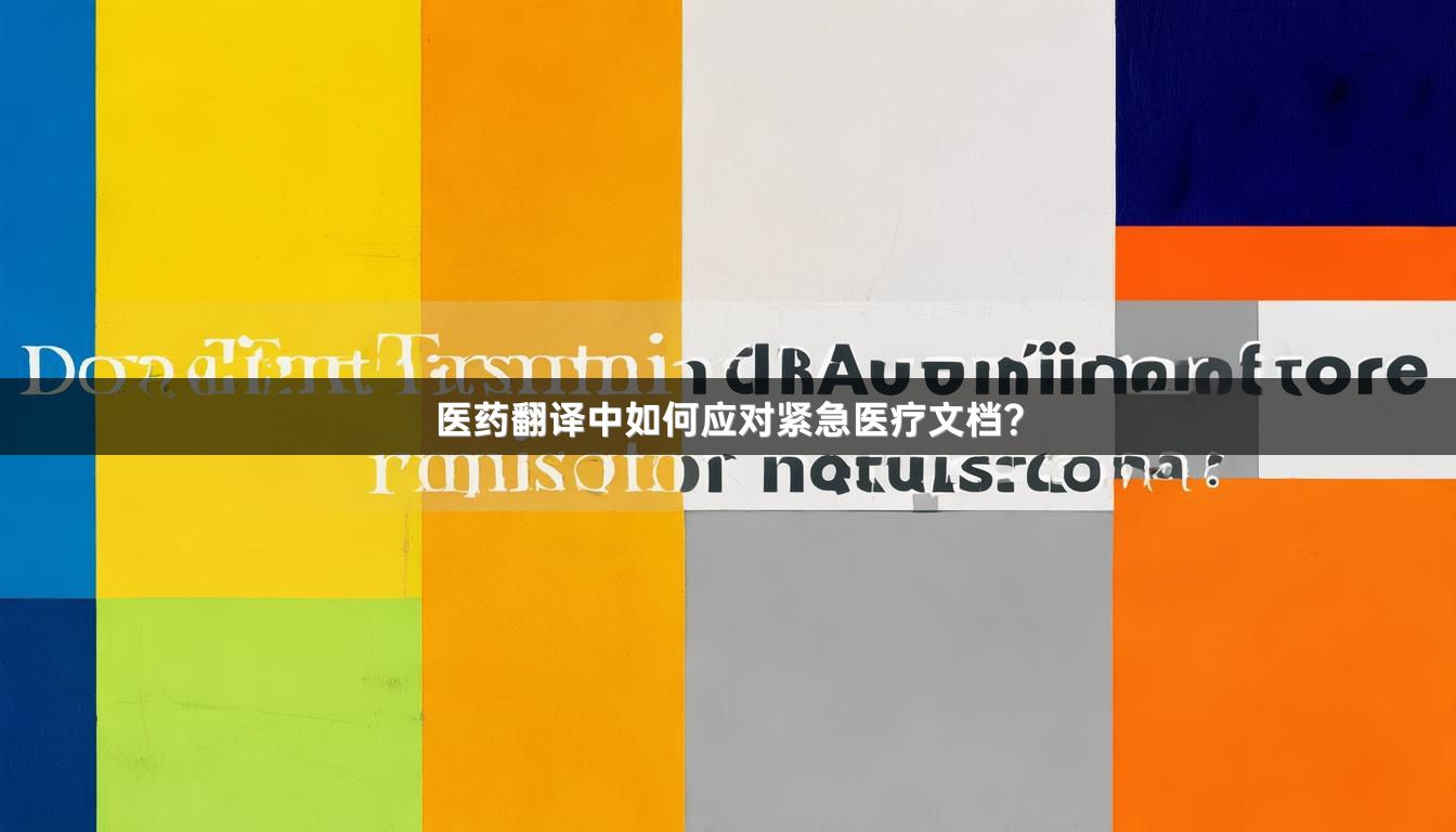 医药翻译中如何应对紧急医疗文档？