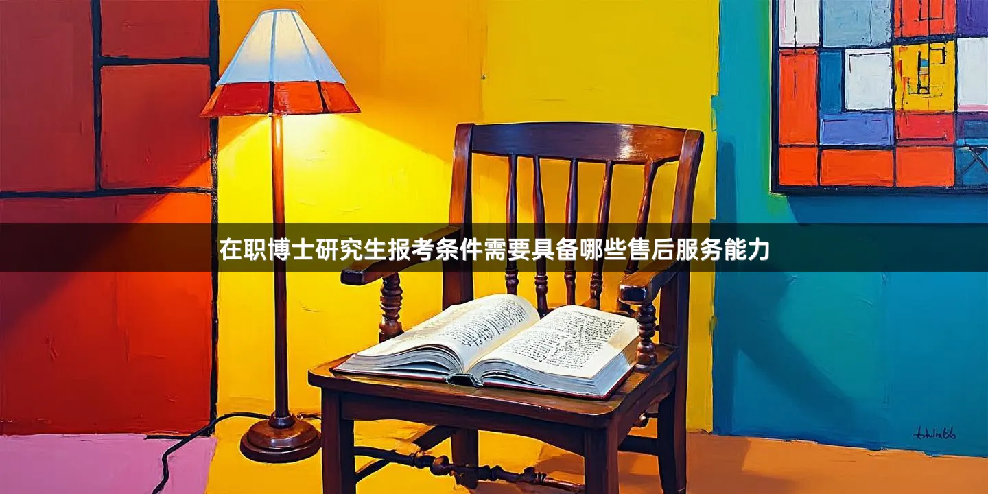 在职博士研究生报考条件需要具备哪些售后服务能力