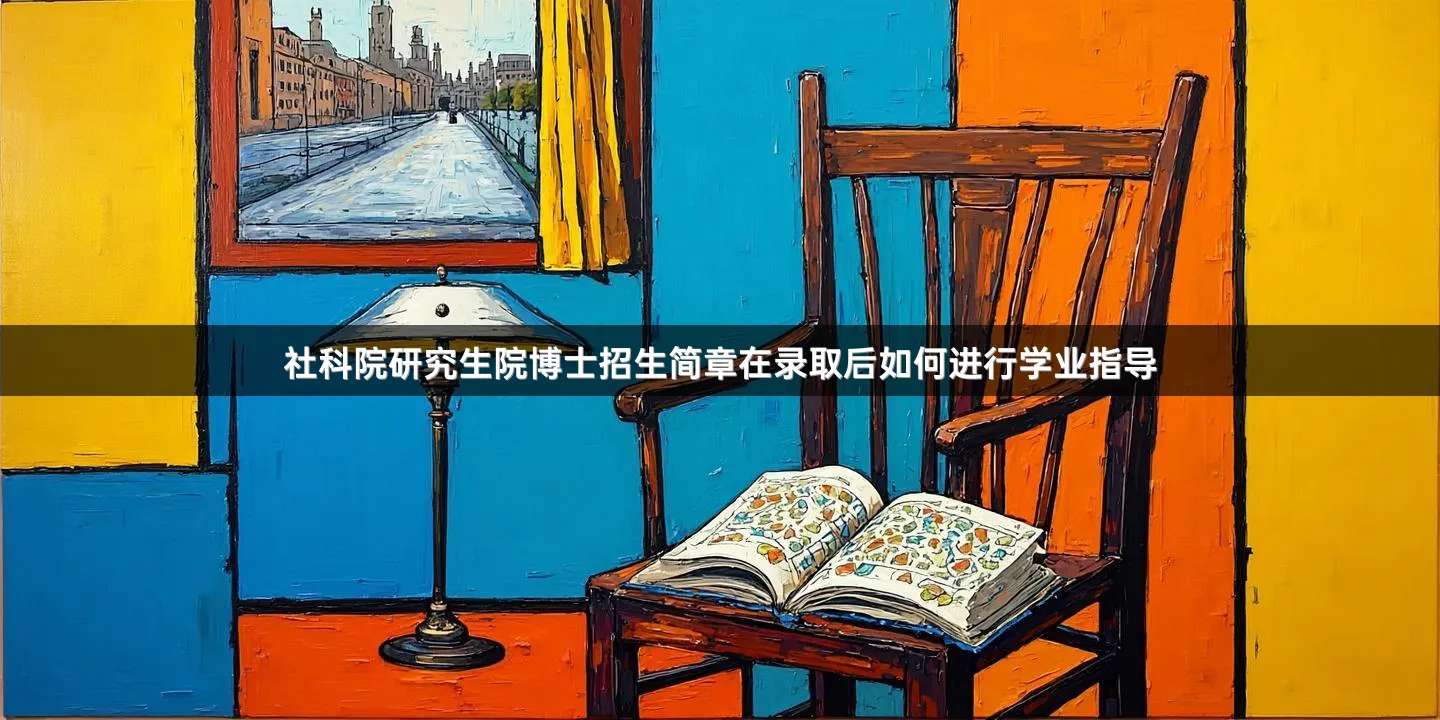 社科院研究生院博士招生简章在录取后如何进行学业指导