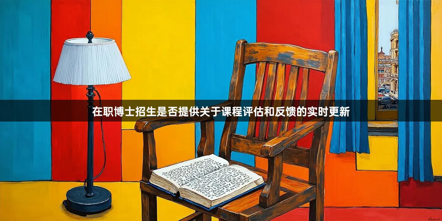 在职博士招生是否提供关于课程评估和反馈的实时更新