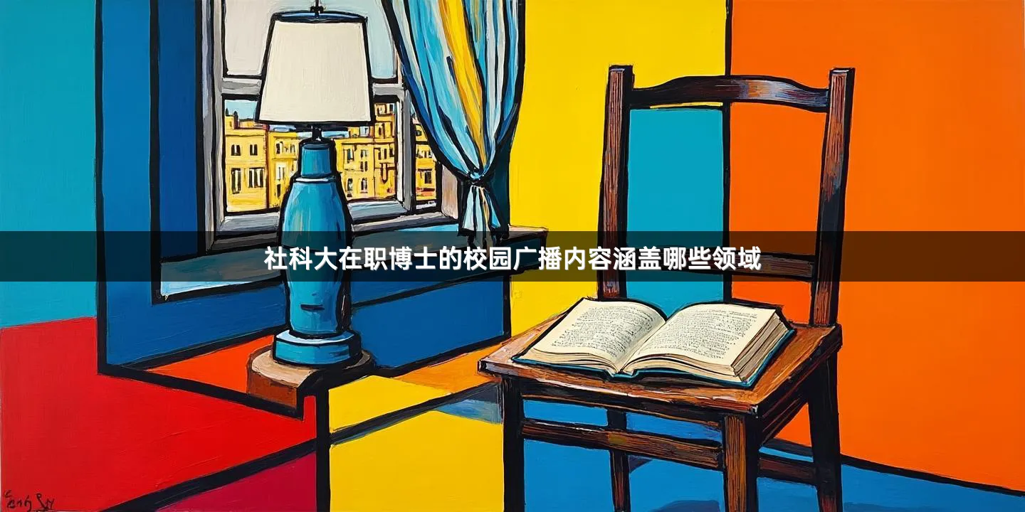 社科大在职博士的校园广播内容涵盖哪些领域