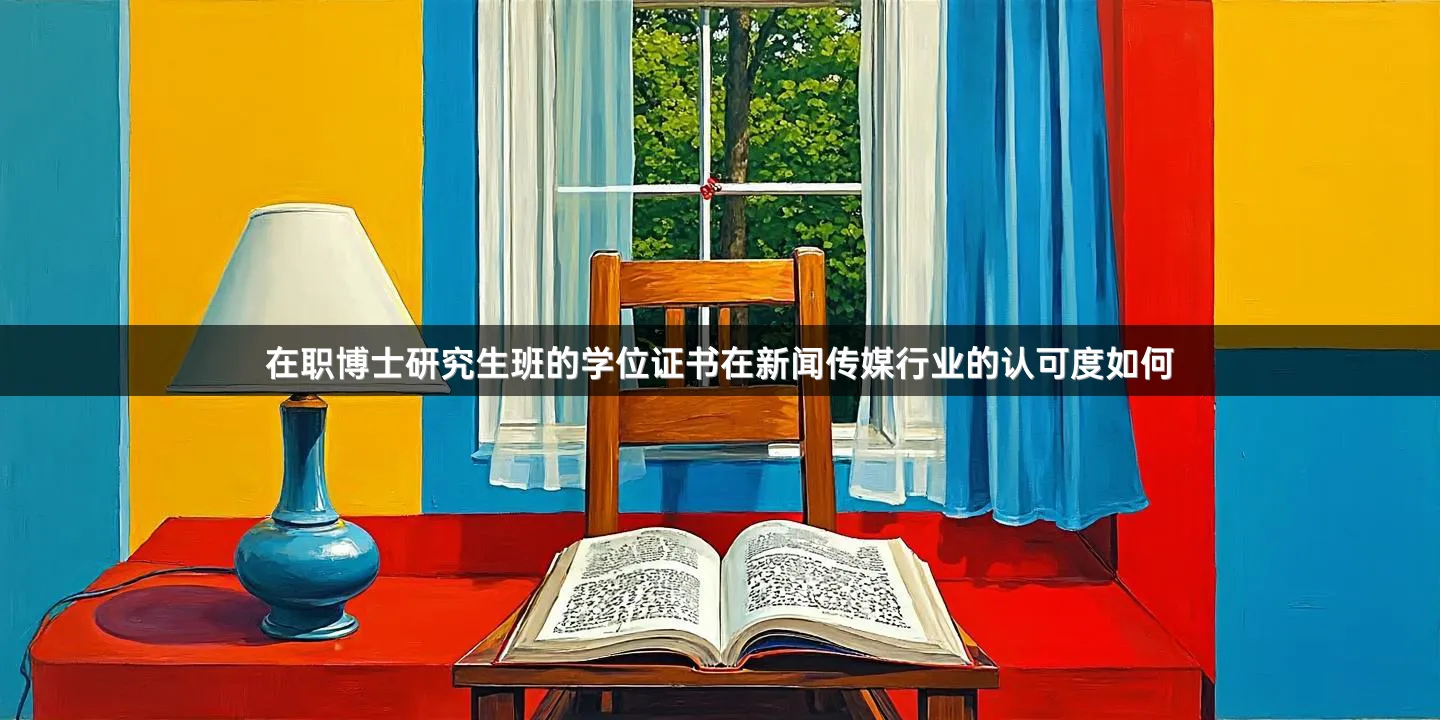在职博士研究生班的学位证书在新闻传媒行业的认可度如何