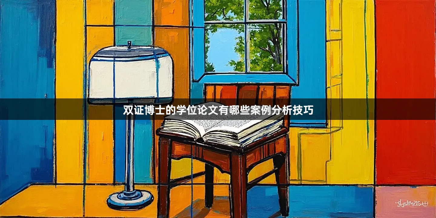 双证博士的学位论文有哪些案例分析技巧