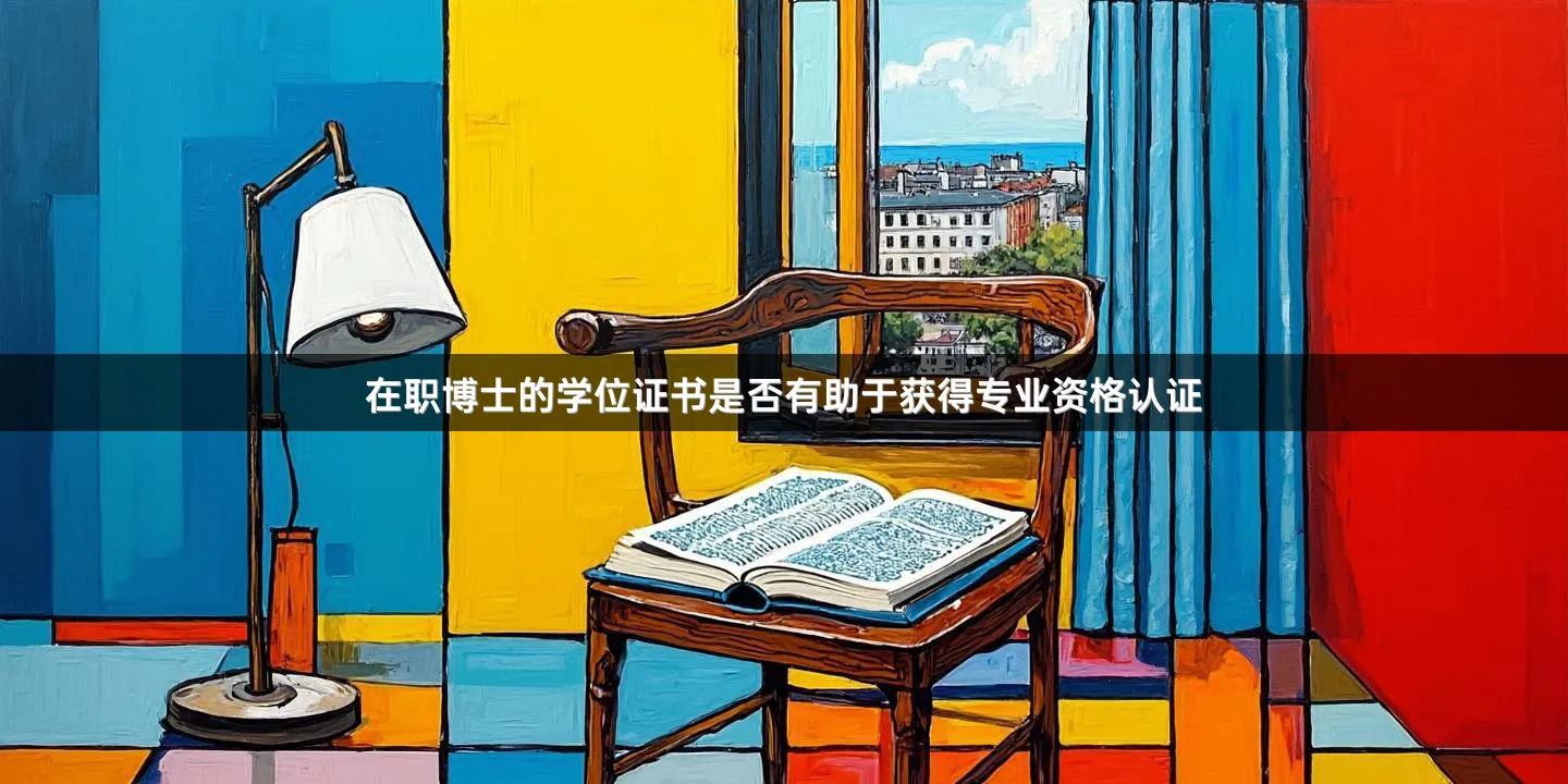 在职博士的学位证书是否有助于获得专业资格认证