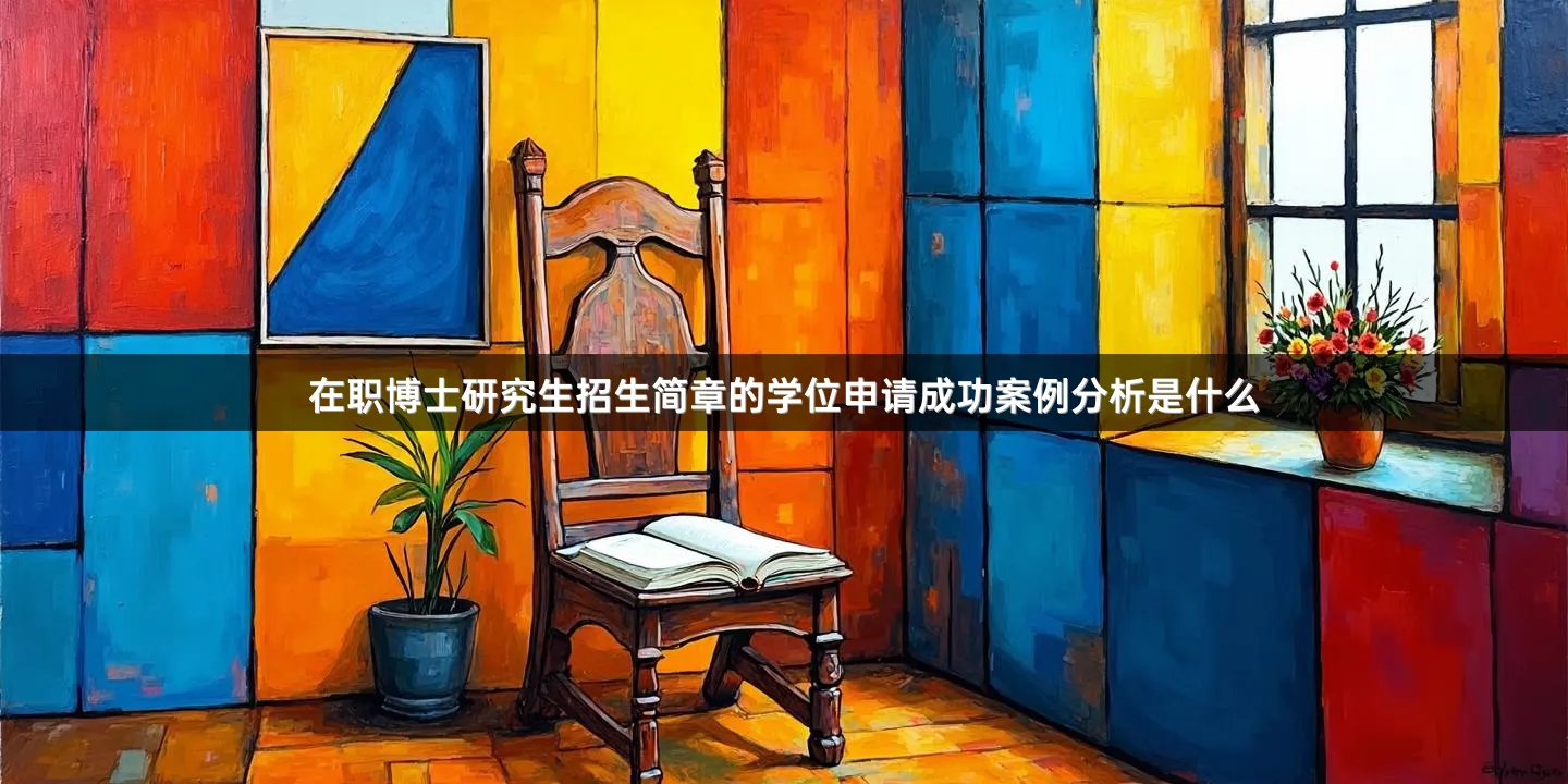 在职博士研究生招生简章的学位申请成功案例分析是什么