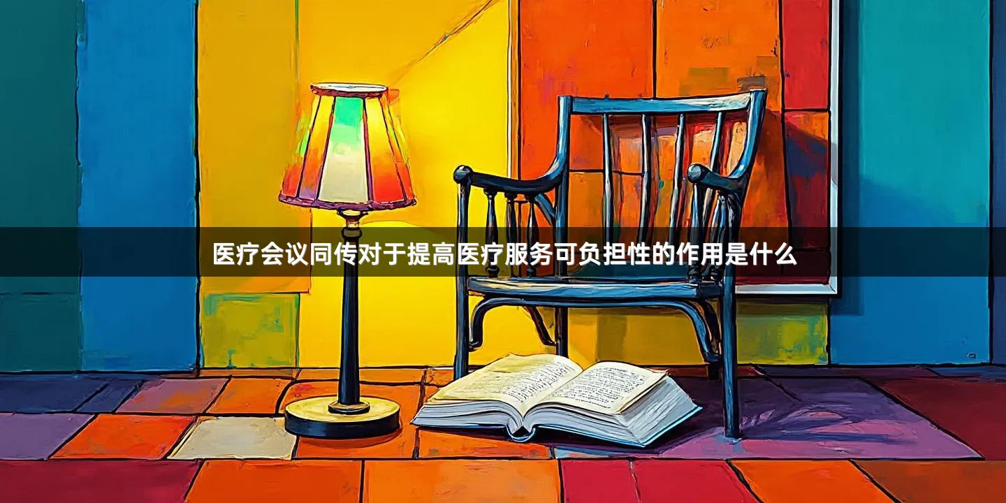 医疗会议同传对于提高医疗服务可负担性的作用是什么