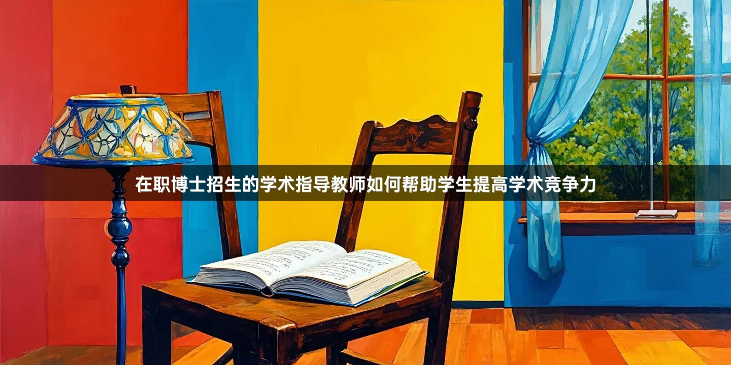 在职博士招生的学术指导教师如何帮助学生提高学术竞争力