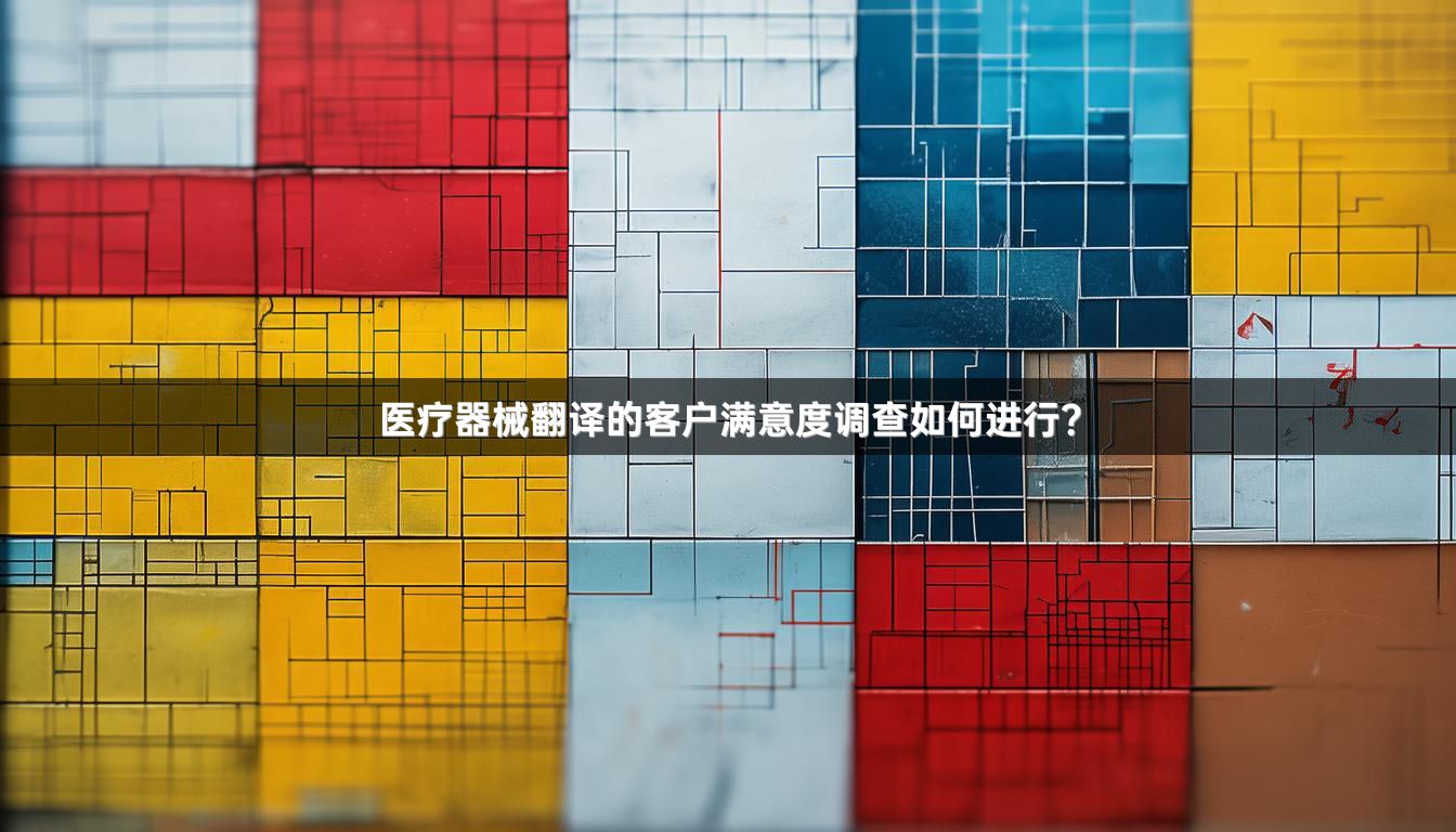 医疗器械翻译的客户满意度调查如何进行？