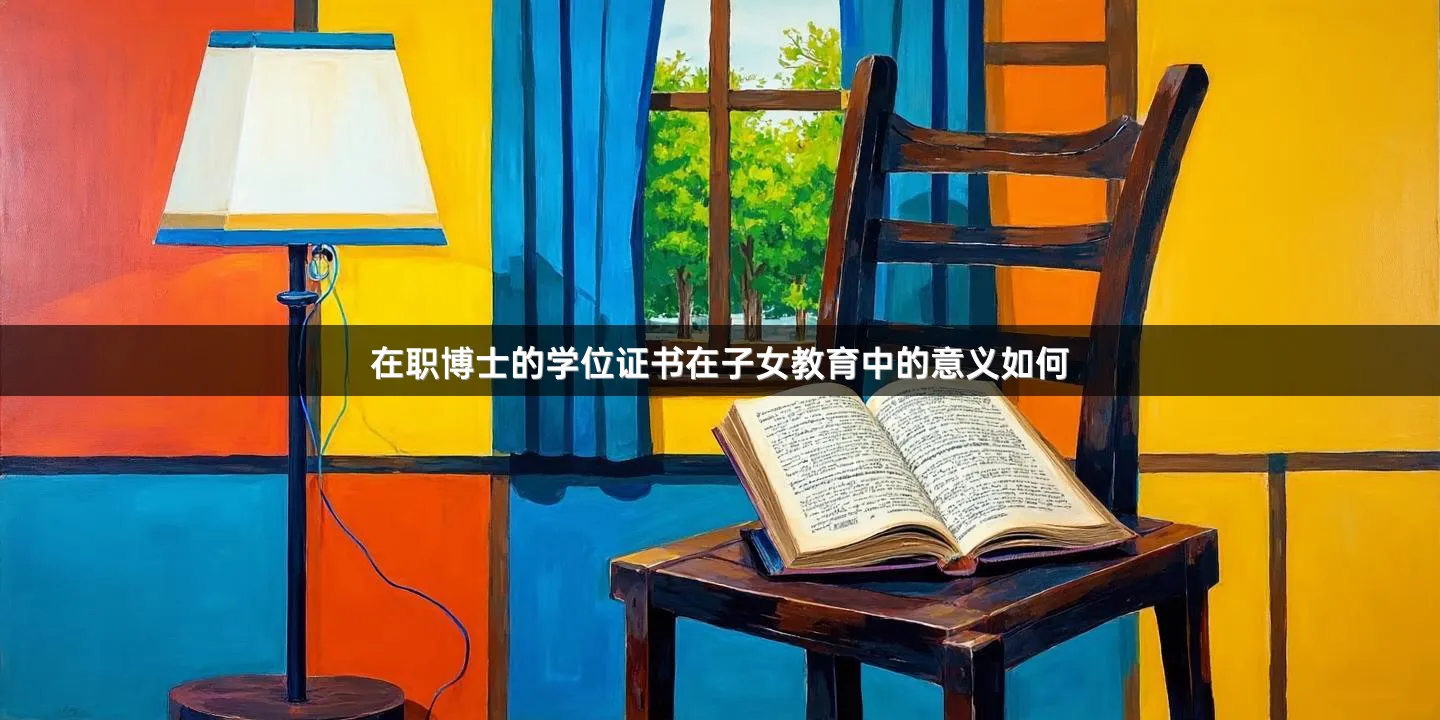 在职博士的学位证书在子女教育中的意义如何